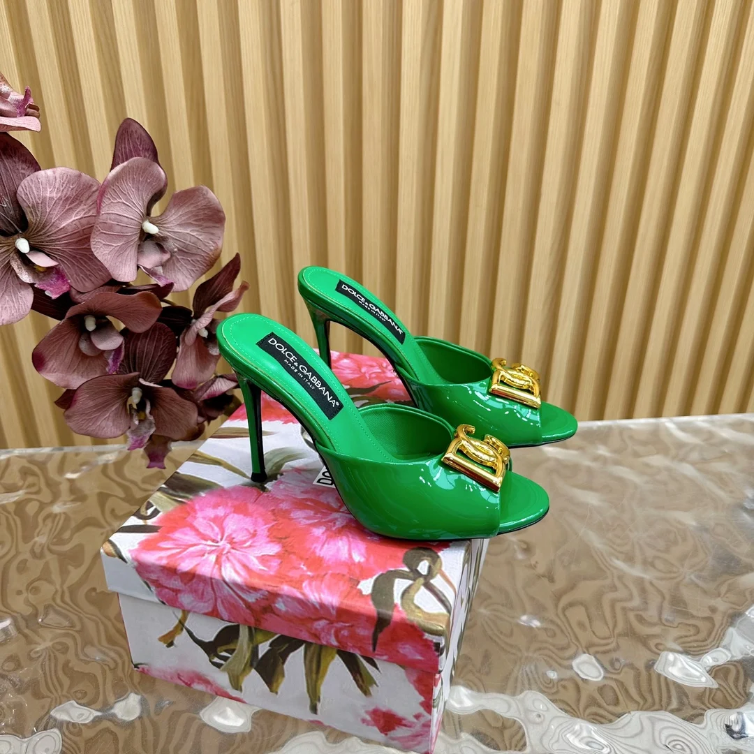 杜嘉班纳 绝美复古水钻凉拖 意式经典奢华高跟鞋