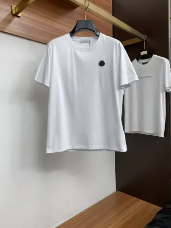 丝光棉圆领男士短袖T恤 高仿蒙口T恤/POLO衫