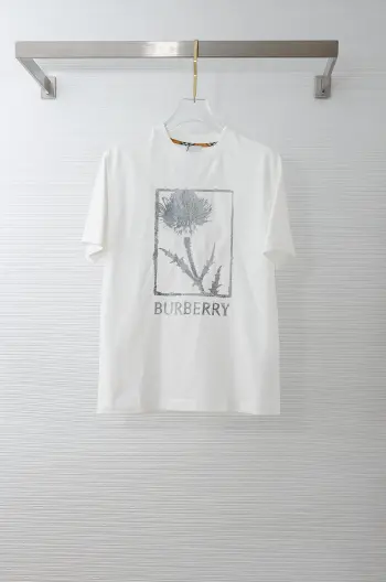 Men s Casual Round Neck Short Sleeve T-Shirt Replica Burberry Tshirts and Polos
