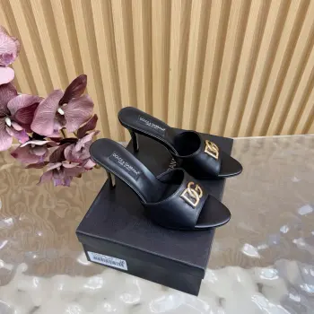 Stunning Vintage Sandals Italian Classic Luxury High Heels Replica Dolce Gabbana Womens Sandals and Slides