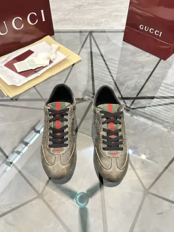 情侣款低帮休闲老爹鞋 高仿古奇男士休闲鞋/板鞋