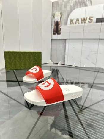 最新款情侣款拖鞋 高仿古奇男士凉鞋/拖鞋