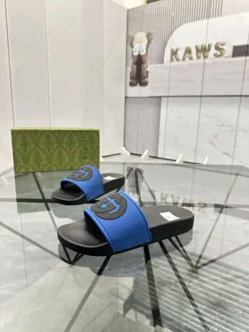 最新款情侣款拖鞋 高仿古奇男士凉鞋/拖鞋