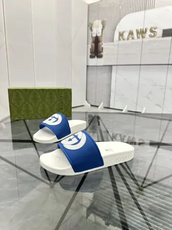 最新款情侣款拖鞋 高仿古奇男士凉鞋/拖鞋