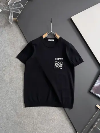 2026 Knitted Casual Short Sleeve Replica Loewe Tshirts and Polos