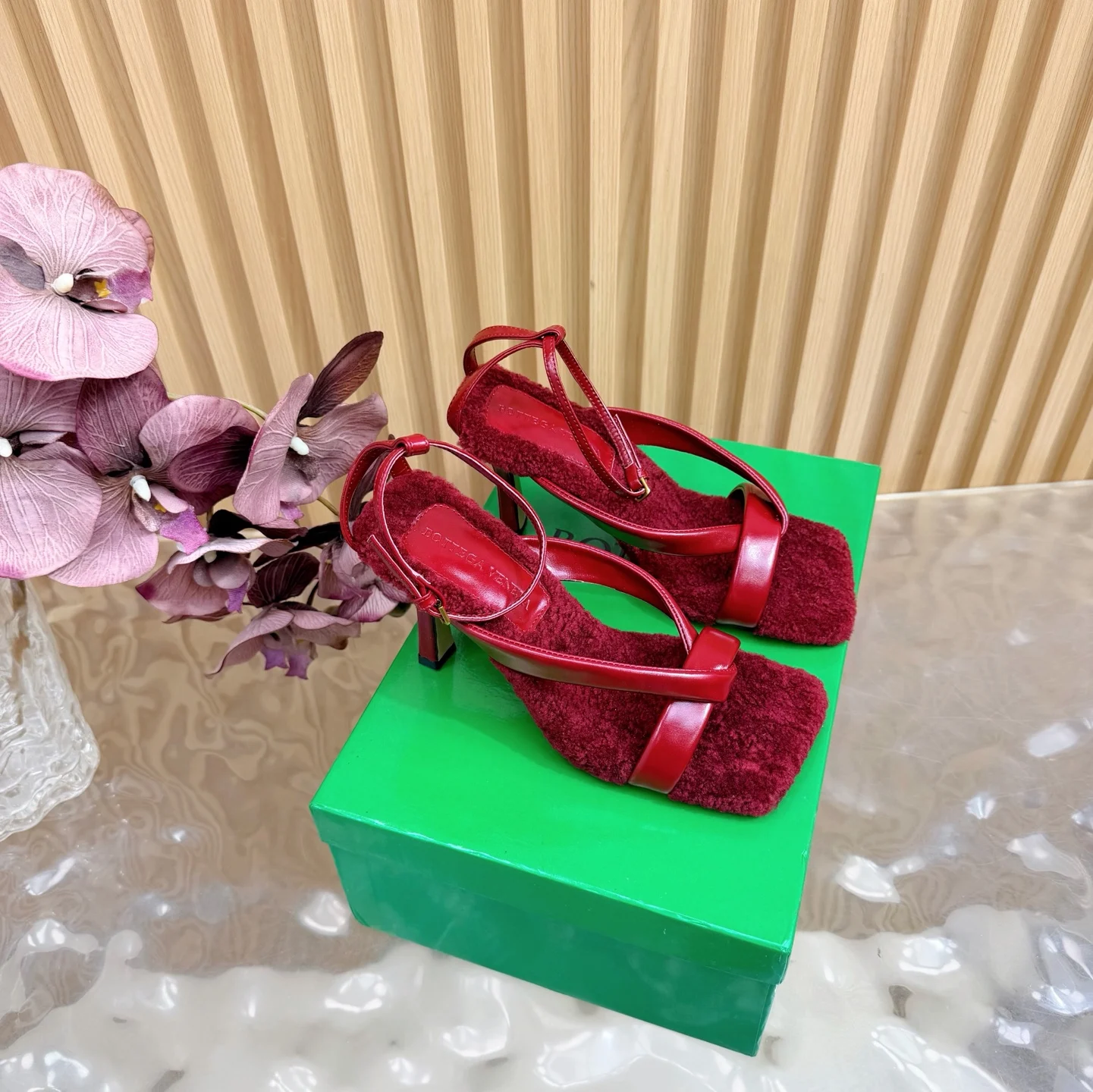 BV Adamo系列 羊毛高跟凉鞋 BV Adamo系列 羊毛高跟凉鞋