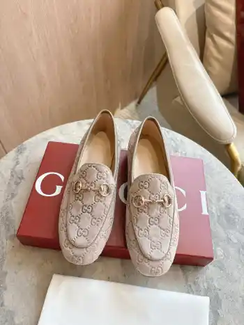 Jordaan系列饰马衔扣乐福鞋 高仿古奇女士皮鞋/乐福鞋