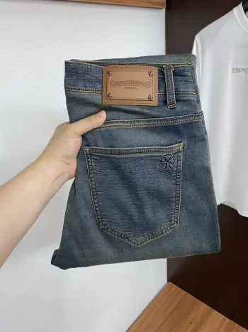 2026早春最新款牛仔裤 高仿克罗心牛仔裤