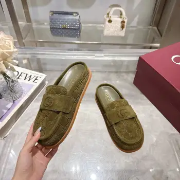 Early Spring Hot-selling Mule Shoes Slippers Replica Gucci Womens Sandals and Slides