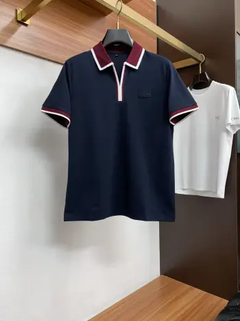 2026 Classic Fashion Lapel Short Sleeve Polo Shirt Replica Gucci Tshirts and Polos