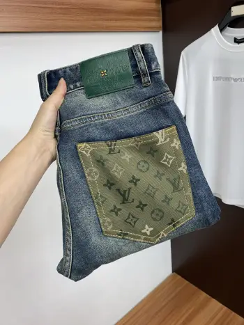 四季款牛仔裤 高仿LV牛仔裤