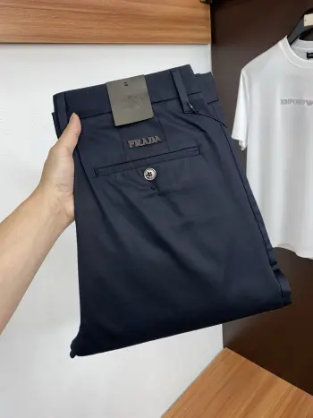 Original men s suit casual pants Replica Prada Pants and Trousers