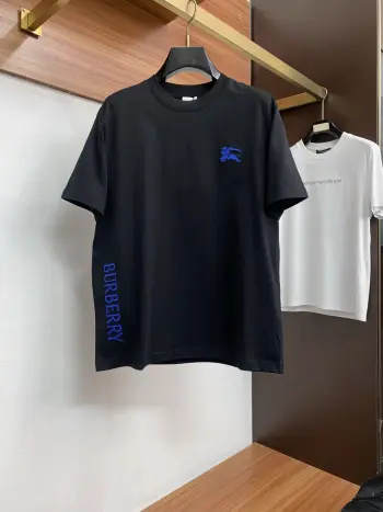 Round neck men s short sleeve T-shirt Replica Burberry Tshirts and Polos