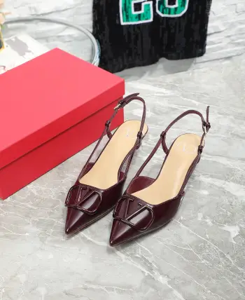 4 cm height increase classic backless sandals Replica  Valentino Garavani Womens Sandals and Slides