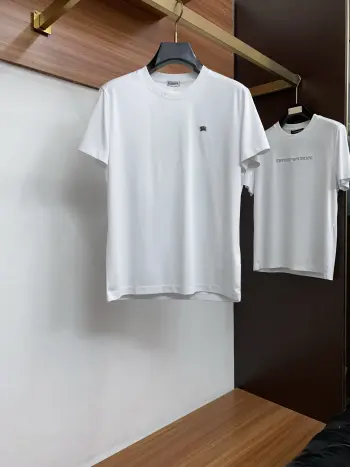 2026 Spring/Summer New Men s Short Sleeve Polo Shirt Replica Burberry Tshirts and Polos