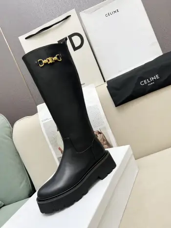 024 Arc de Triomphe Fashion Versatile Comfortable Thick-soled Boots Replica Celine Womens Boots