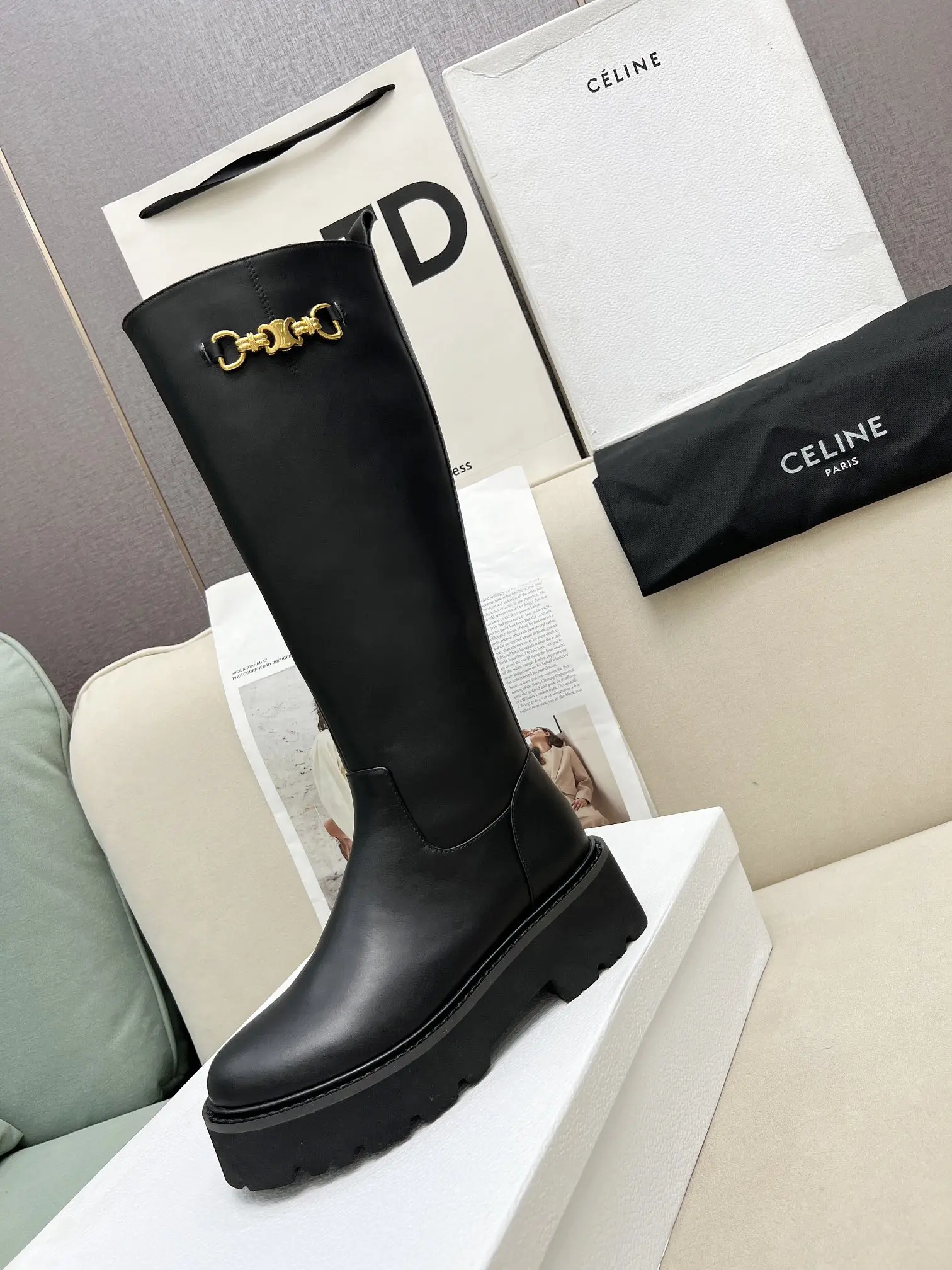 赛琳 024凯旋门时尚百搭舒适厚底靴 赛琳 024凯旋门时尚百搭舒适厚底靴