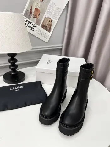 2025 Arc de Triomphe Back Zipper Ankle Boots Replica Celine Womens Boots