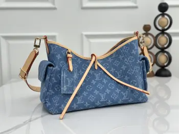 M28291 Denim Fabric Handbag Women s Crossbody Bag Replica Louis Vuitton womens bags