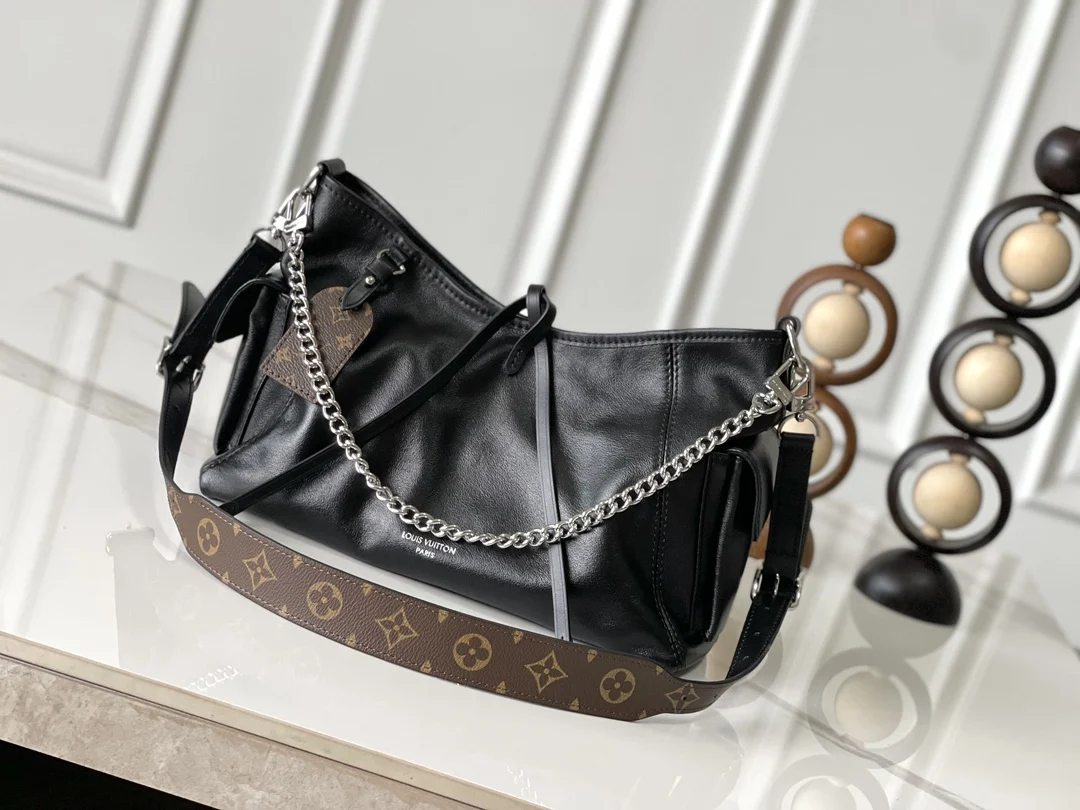 LV M24861 羊皮革中号手袋 女士斜挎包