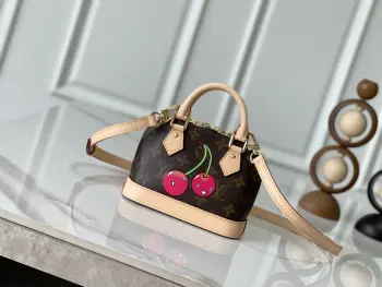 M13416 牛皮涂层帆布手袋 女士斜挎包 高仿LV女包