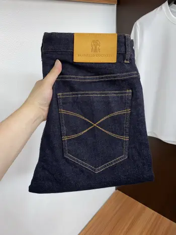 2026春夏新款休闲牛仔裤 高仿布鲁内洛库奇内利牛仔裤
