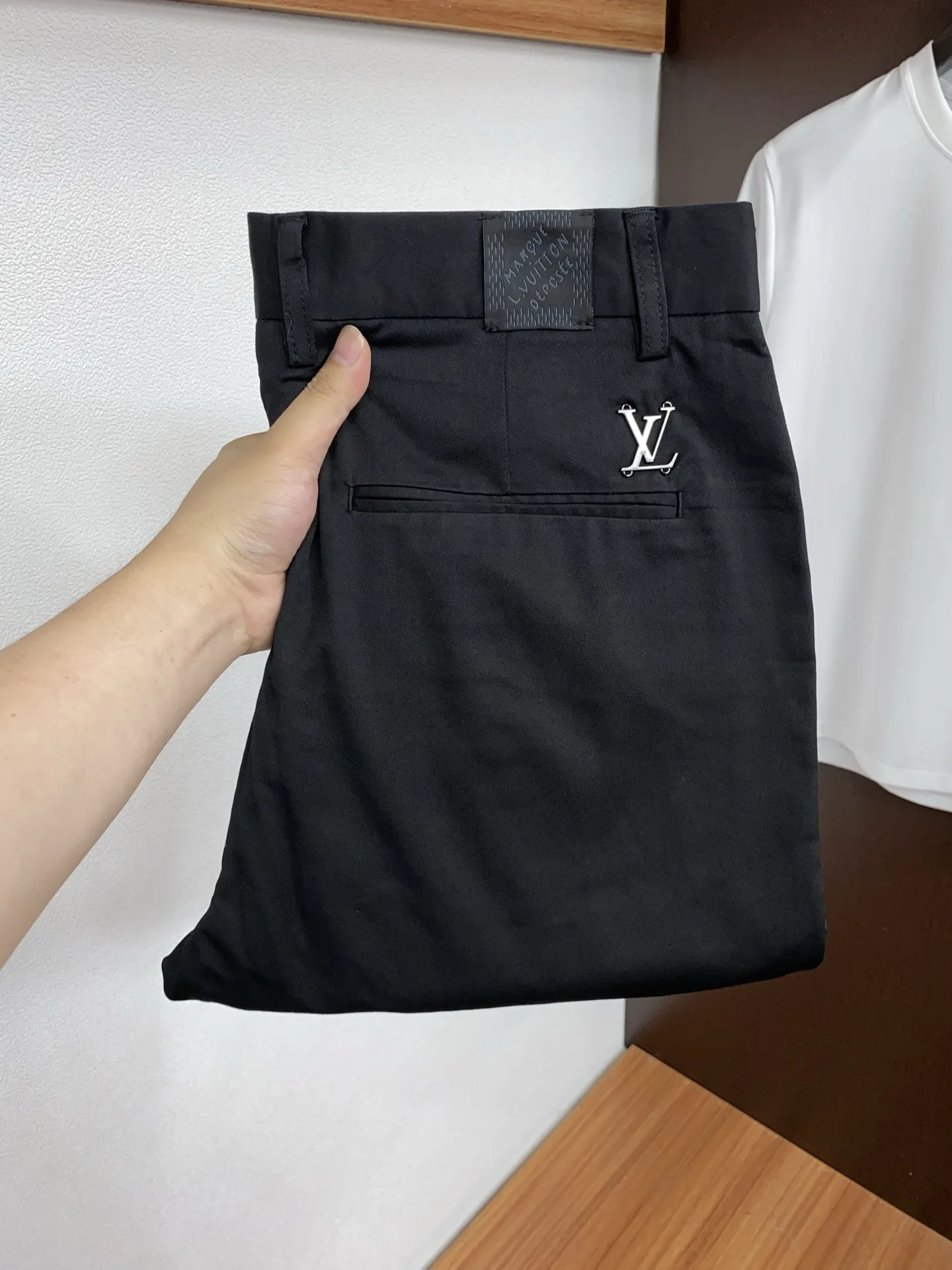 LV 2026春夏新款 麻料休闲裤 