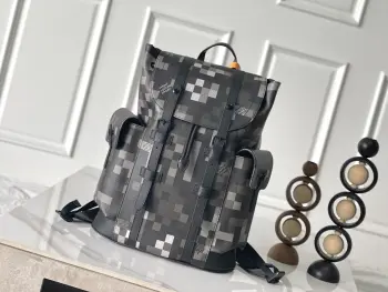 M14952 Canvas Pattern Backpack Backpack Replica Louis Vuitton backpacks