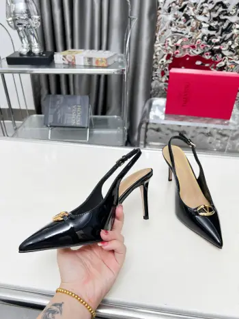 跟高8厘米 高跟凉鞋 高仿华伦天奴女士高跟鞋/单鞋