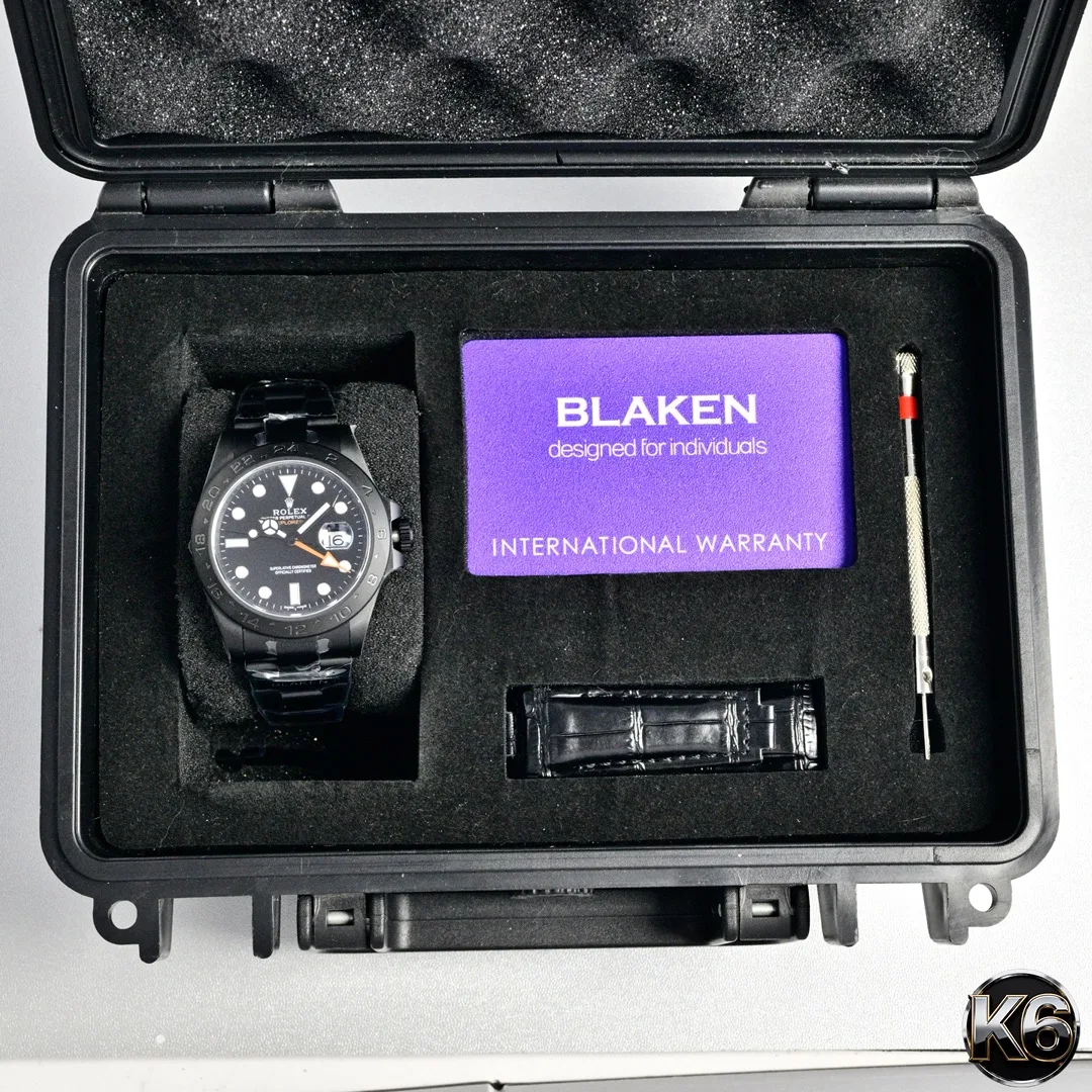 劳力士 劳力士日志型 全黑男表 男士机械腕表