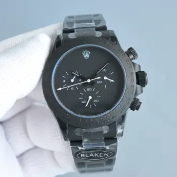 7750 第六代迪通拿碳黑复刻机芯腕表 男士机械腕表 高仿劳力士男士腕表