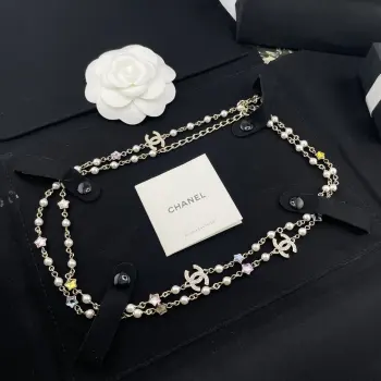Xiangcai Star 3 Double C Long Chain Replica Chanel Necklaces