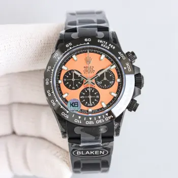 7750 第六代迪通拿碳黑复刻机芯腕表 男士机械腕表 高仿劳力士男士腕表