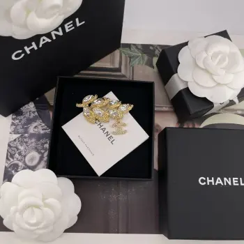 Fragrant Horse Eye Diamond Wheat Ear Brooch Replica Chanel Brooches and Pins