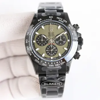 7750 第六代迪通拿碳黑复刻机芯腕表 男士机械腕表 高仿劳力士男士腕表