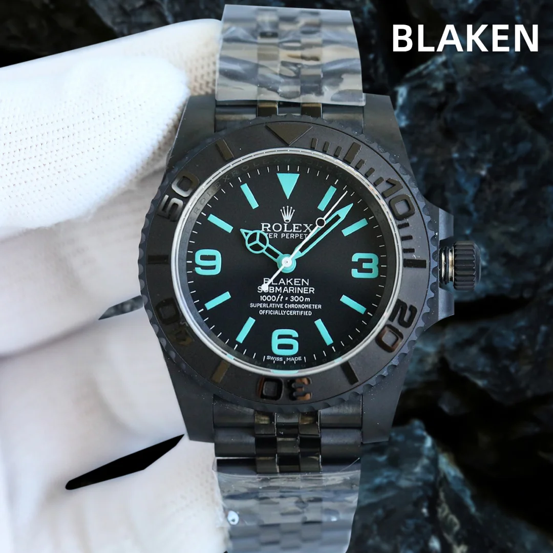 劳力士 最新升级BLAKEN款水鬼系列男表 男士机械腕表