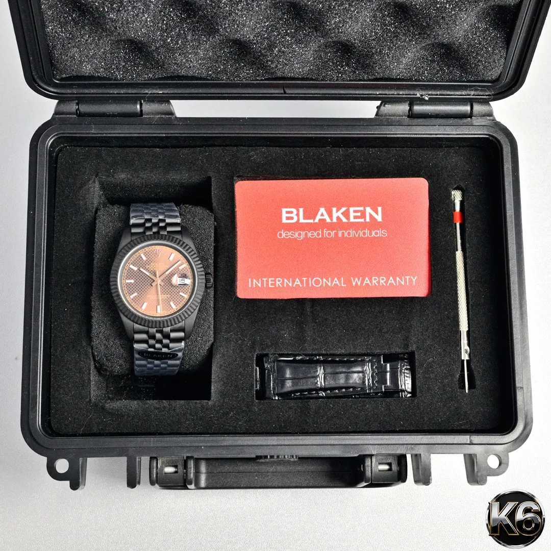 劳力士 劳力士日志型 全黑男表 男士机械腕表