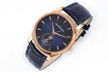 9015 Moonphase Master Series Dual Time Display Watch Men s Mechanical Watch Replica Jaeger LeCoultre Mens Watches