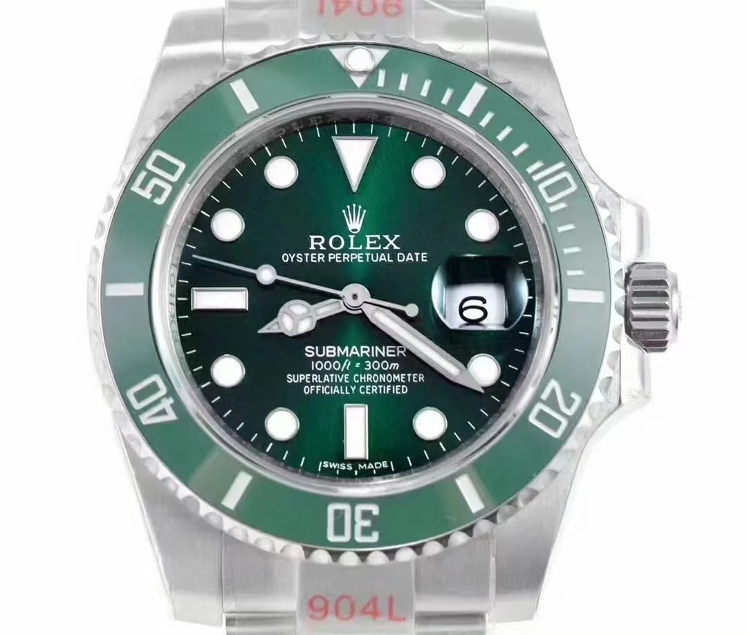 劳力士 3135 进口904L钢 蓝游丝一体机表 男士机械腕表