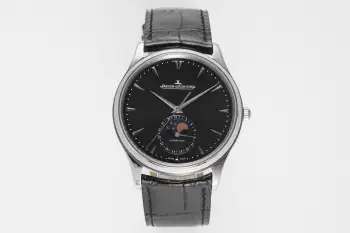 9015 Moonphase Master Series Dual-Time Display Watch Men s Mechanical Watch Replica Jaeger LeCoultre Mens Watches