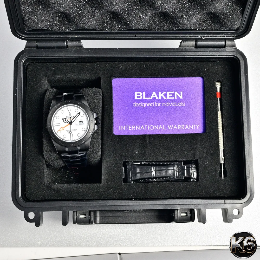 劳力士 劳力士日志型 全黑男表 男士机械腕表