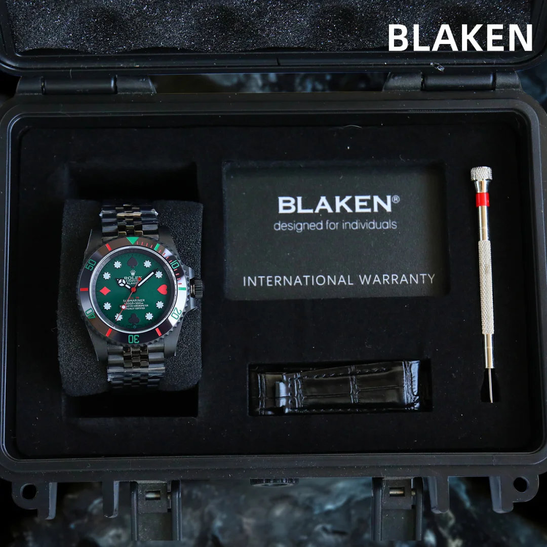 劳力士 最新升级BLAKEN款水鬼系列男表 男士机械腕表