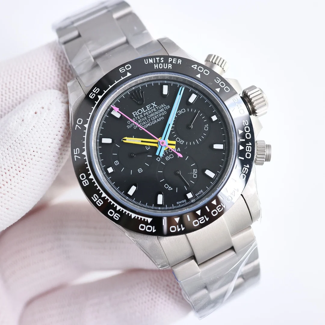 劳力士 最新改装钛合金迪通拿表 男士机械腕表