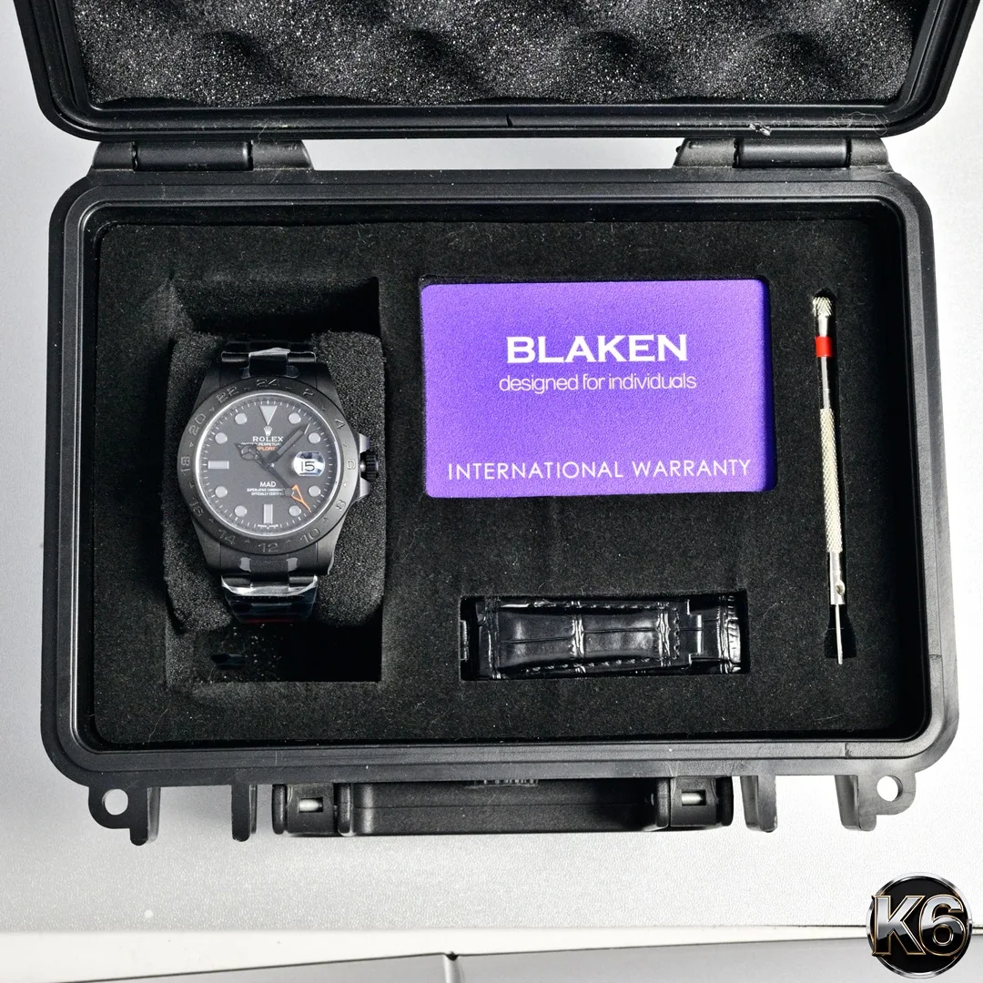 劳力士 劳力士日志型 全黑男表 男士机械腕表