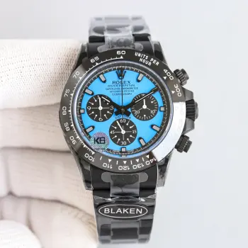 7750 第六代迪通拿碳黑复刻机芯腕表 男士机械腕表 高仿劳力士男士腕表