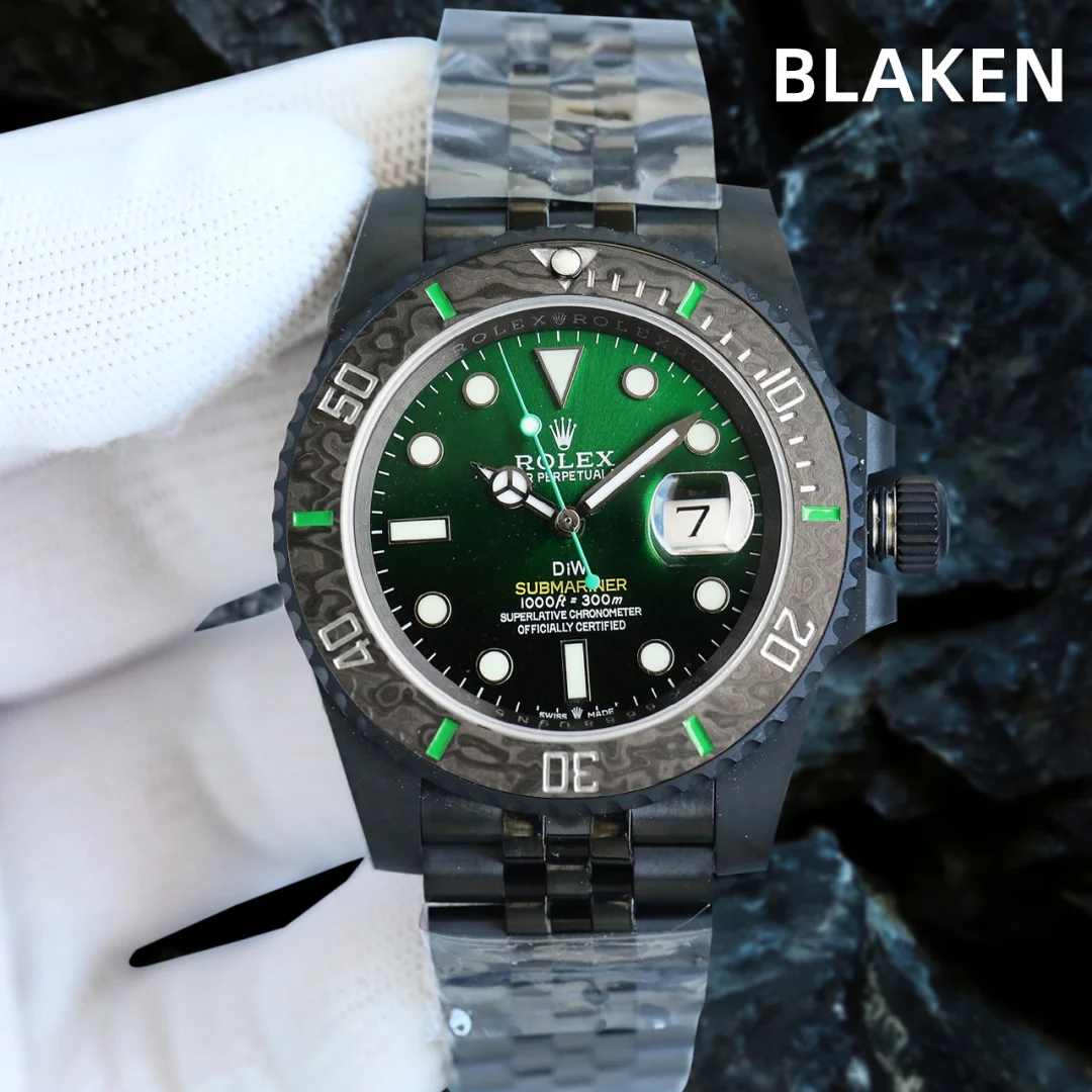 劳力士 最新升级BLAKEN款水鬼系列男表 男士机械腕表
