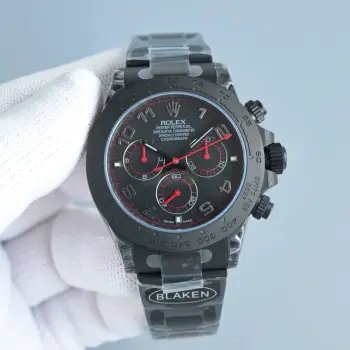 7750 第六代迪通拿碳黑复刻机芯腕表 男士机械腕表 高仿劳力士男士腕表