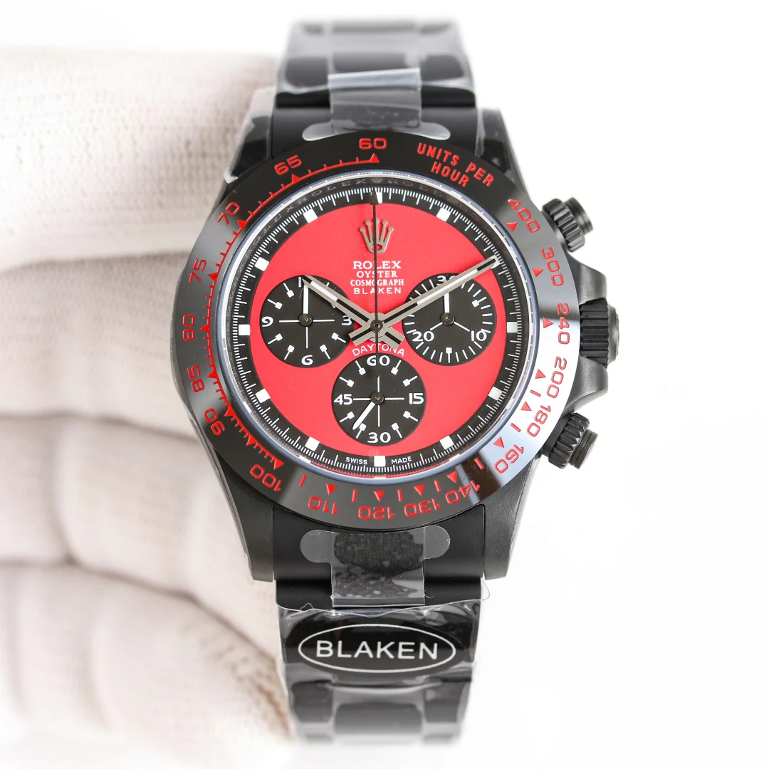 劳力士 7750 第六代迪通拿碳黑复刻机芯腕表 男士机械腕表