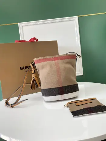 9361 Aishibeige Jacquard Linen Handbag Women s Crossbody Bag Replica Burberry womens bags