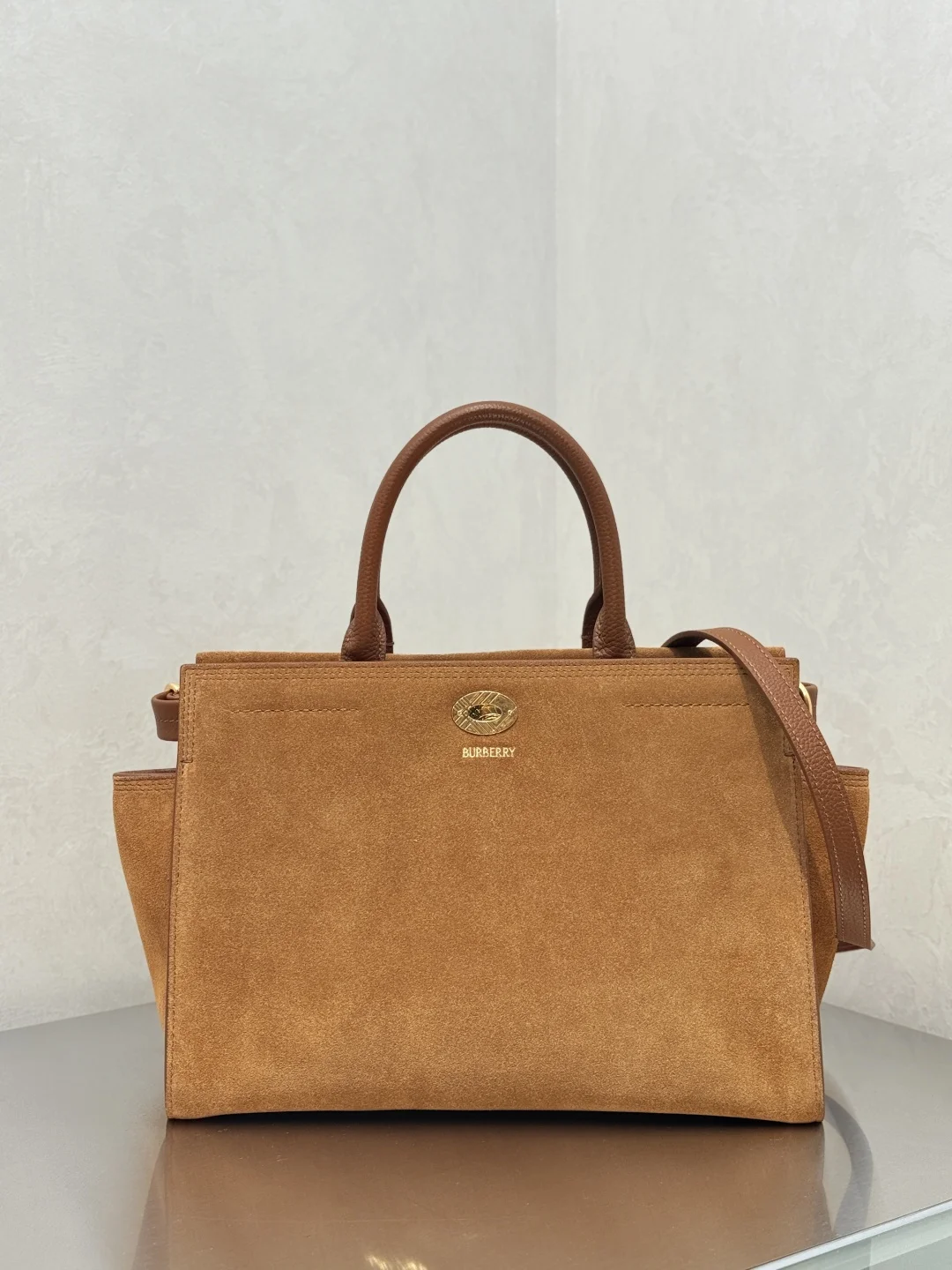 Burberry 3491 Crocodile Embossed Tote Bag Women s Crossbody Bag